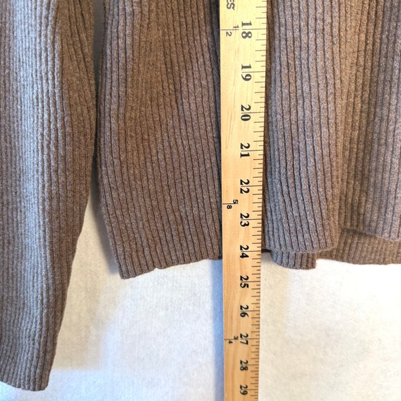 GAP Cozy Brown Ribbed Knit Turtleneck Sweater XXL - Picture 8 of 11